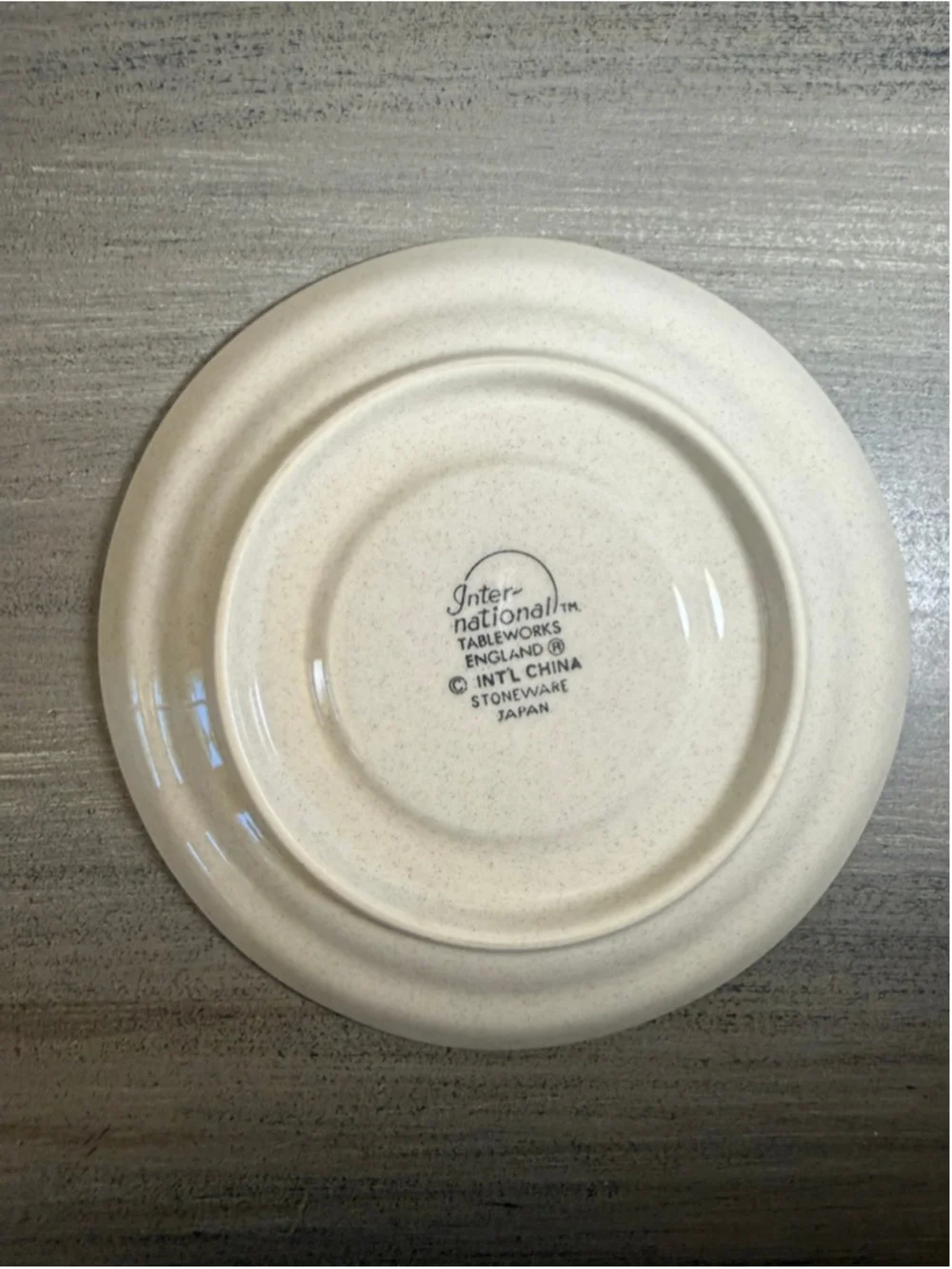 Set of 4 INTERNATIONAL TABLEWORKS HEARTLAND SAUCER PLATE 6” PATTERN# 7774 MINT